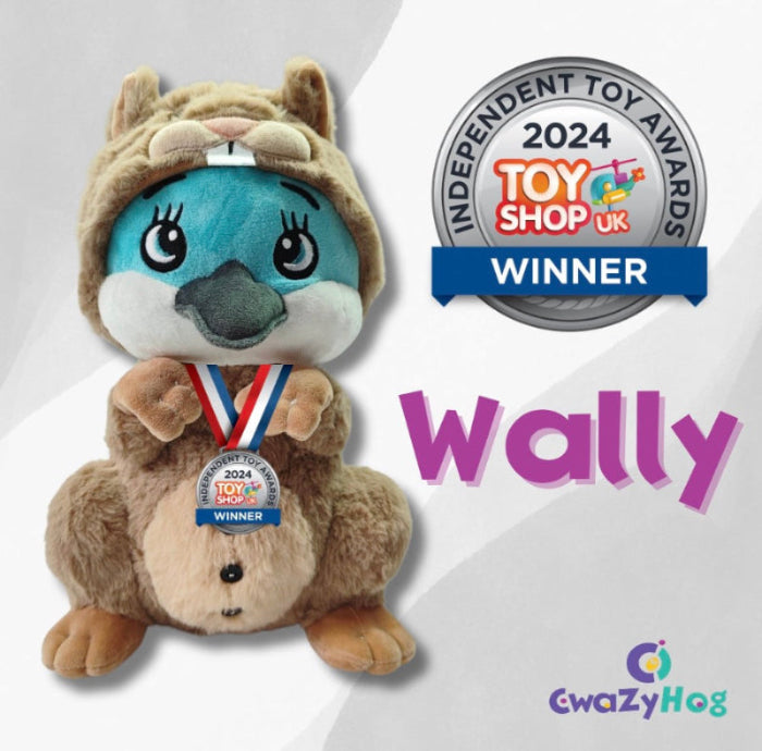 CwaZyHog Plush Toy - Wally - CwaZyLeigh CreaTions